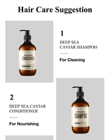 Produits capillaires naturels noirs 4C sous marque privée – Après-shampoing hydratant profond au caviar et aux protéines pour extensions capillaires