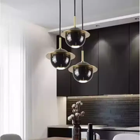 Luminaire suspendu LED créatif en marbre pour salon salle à manger décoration intérieure de la maison lustre de plafond LED Planet