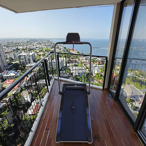 Biểu Tượng Tùy Chỉnh Chức Năng Max Người Dùng Trọng Lượng 90Kg Có Thể Gập Lại Đỉnh 1.9HP Tốc Độ 12 Km/H Máy Chạy Bộ Điện Chạy Máy Cho Nhà - Product Image 3