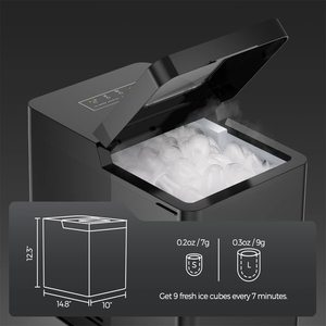 Portable Electric Countertop Mini Instant Bullet <b>Ice</b> <b>Maker</b> ABS Plastic Energy Efficient Small Commercial Household Car Hotel - Product Image 6