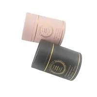 Boîtes cadeaux en carton avec logo personnalisé, boîte d'emballage cylindrique en papier rond