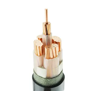 Building wire 4+1 cores High purity copper conductor XLPE insulation PVC sheath power cable