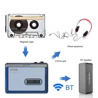 Ezcap 215 rétro Walkman Style Portable sans fil lecteur de Cassette Audio écouteur haut-parleur convertit MP3 pour l'écoute de musique personnelle
