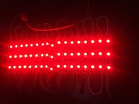 Module LED RGB 12v (3 pixels chacun) étanche IP68, pour enseigne lumineuse rectangulaire à lettres, 12v (3 pixels chacun)