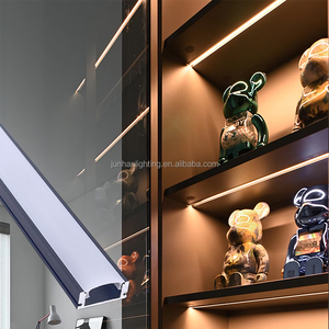 1707bw12p bán buôn bề mặt PC khuếch tán màu bạc ép đùn <span class=keywords><strong>LED</strong></span> Nhôm hồ sơ cho <span class=keywords><strong>LED</strong></span> tuyến tính ánh sáng nhà ở trang trí - Product Image 3