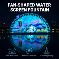 Proyector de Fuentes de Agua con Pantalla Láser para Exteriores LISHI, Control de Música Programable Profesional, Directo de Fábrica B2B