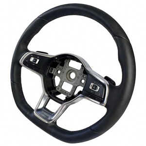 Volante Deportivo de 3 Radios en Cuero para VW Carbon <span class=keywords><strong>GTI</strong></span> <span class=keywords><strong>Polo</strong></span> Mk7 Golf Mk6 Jetta Scirocco T6 - Product Image 4