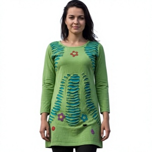 New <b>Boho</b> High Fashion Eco-Friendly Hosiery <b>Dress</b> Floral Designs Multi-Colour Breathable Washable Natural Waist Fit <b>Summer</b> Mini - Product Image 1