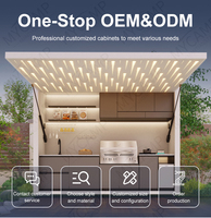 Cuisines extérieures préfabriquées, cuisine extérieure, armoires de cuisine modulaires écologiques pour hôtel