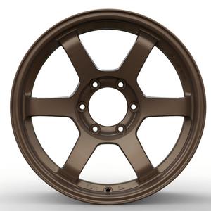 ล้อแม็กซ์ REW สำหรับ RAYS สีน้ำเงิน ดำ โรสโกลด์ รุ่น <span class=keywords><strong>TE37</strong></span> สำหรับรถขับเคลื่อน 4 ล้อ ขนาด 6x139.7 นิ้ว <span class=keywords><strong>ขอบ</strong></span>เว้า <span class=keywords><strong>18</strong></span> นิ้ว 6 รู สำหรับรถยนต์ BMW โตโยต้า นิสสัน - Product Image 4