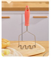 Custom Logo Keuken Fruit Groente Presser Tools Rvs Keuken Aardappel Stamper Mini Aardappel Stamper
