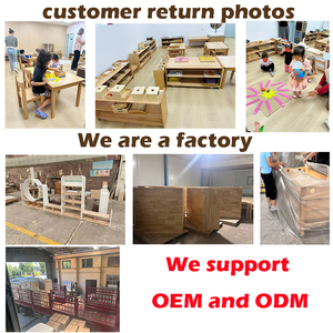 Organizzatore <span class=keywords><strong>Montessori</strong></span> in Legno a 2 Ripiani e 5 Scomparti per Giocattoli, Libreria per Asilo, Scuola Materna, Aula e Camere dei Bambini - Product Image 6