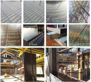 contreplaqué <span class=keywords><strong>bakélisé</strong></span> contreplaqué de construction contreplaqué modulaire béton <span class=keywords><strong>panneau</strong></span> smos contreplaqué filmé 18mm - Product Image 6