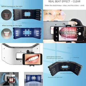 Luz de relleno para cámara de teléfono móvil con 20 luces LED para fotografía dental, brillo de 6000-6500K, luz de relleno dental - Product Image 3