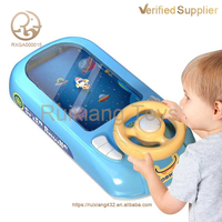 Jeu d'Aventure Électronique STEM Montessori pour Enfants, Volant de Simulation de Course avec Voiture et Vaisseau Spatial, pour les 5 à 7 Ans