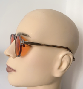 Gafas con Filtro de Luz Azul para Dormir Mejor y Aliviar la Migraña, Protección de Pantalla con Lentes Color Ámbar Naranja, Anti-Fatiga Ocular, CR39, Doble Recubrimiento AR - Product Image 2