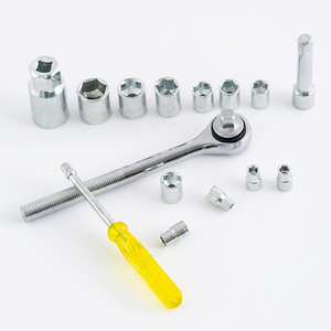 Juego completo de llaves de vaso hexagonales para reparación de automóviles de <span class=keywords><strong>40</strong></span> piezas, herramientas domésticas en estuche rígido con soporte OEM personalizable - Product Image 3