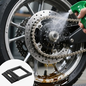 Soporte Universal de Aluminio <span class=keywords><strong>para</strong></span> Rueda Trasera de Motocicleta, <span class=keywords><strong>para</strong></span> Limpieza de Neumáticos, Lubricación de Cadenas, Portátil y Ligero, <span class=keywords><strong>para</strong></span> Reemplazo/Reparación - Product Image 6