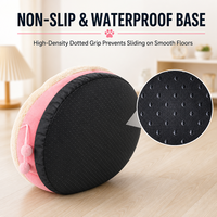 Lit pour chat en peluche, lit pour chien, lit rond doux pour animaux de compagnie, lit pour animaux de compagnie pour un sommeil profond, lavable, coussin antidérapant pour chats et chiens de petite, moyenne et grande taille, OEM ODM personnalisé