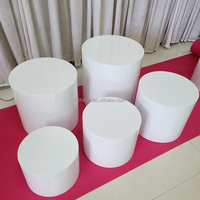 Lot de 5 présentoirs à dessert noirs en métal pour buffet, idéal pour la maison, l'hôtel et les mariages - Vente en gros usine