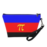 Pochette de voyage personnalisée en similicuir PU arc-en-ciel pour polyamorie gay, idéale pour les voyages, le rangement de produits de beauté et la vente en gros
