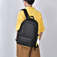 Sac à dos imperméable en polyester RFID 20-39 L, fermeture éclair, dos ergonomique, pour l'école et les voyages