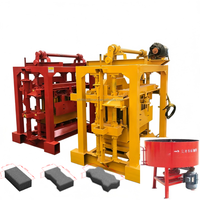 Machine à fabriquer des blocs de béton creux QTJ4-40B2 à prix réduit, fournisseurs de machines manuelles de fabrication de briques de béton emboîtables