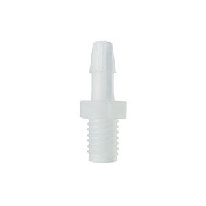 Raccords de tuyauterie polis 1/4-28 BSPT M5/M6, adaptateur en polypropylène naturel à filetage mâle, raccord cannelé en plastique <span class=keywords><strong>BSPP</strong></span> moulé - Product Image 2