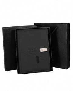 สมุดโน้ตอัจฉริยะพร้อมที่ชาร์จไร้สาย A5 แบบมัลติฟังก์ชั่น ปกหนัง PU สไตล์ธุรกิจ ชุดสมุดบันทึกพร้อมโลโก้สั่งทำพิเศษเพื่อการส่งเสริมการขาย - Product Image 1