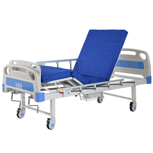 <span class=keywords><strong>Lit</strong></span> d'hôpital manuel à double fonction Shinebright CH-M02B à 2 manivelles avec table à manger, mobilier hospitalier, garantie 5 ans - Product Image 4