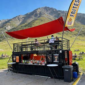 Conteneur de café, bar, restaurant, chariot de vente ambulante, remorque de cuisine - Product Image 4