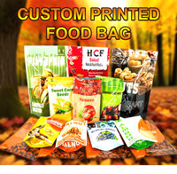 Sachet Doypack Personnalisé Imprimé avec Fenêtre Transparente pour Emballage de Quinoa Bio et Superaliments, Refermable avec Fermeture Ziplock