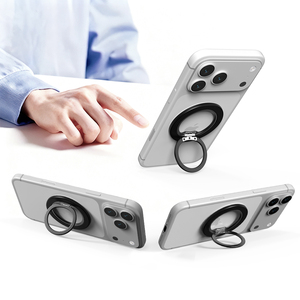 Supporto Magnetico per Telefono con Logo Personalizzato, Regolabile e Pieghevole, Accessori per Cellulari all'Ingrosso, con Impugnature Rimovibili in Lega di Alluminio - Product Image 1