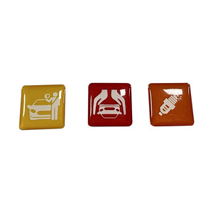 Autocollants de voiture en époxy cristal Kaiya Packaging, sur mesure, impression numérique, étiquettes autocollantes avec logo - Product Image 4