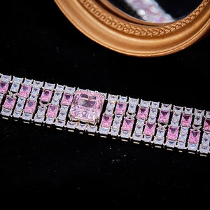 Bijoux pour femmes de Dubaï exagérés et atmosphériques Technologie de coupe de <span class=keywords><strong>fleurs</strong></span> de glace Anti Fading <span class=keywords><strong>Achat</strong></span> <span class=keywords><strong>en</strong></span> <span class=keywords><strong>ligne</strong></span> Usine de bijoux - Product Image 4