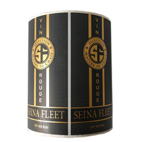 Whisky personalizado platino oro azul Rojo Negro vino etiqueta