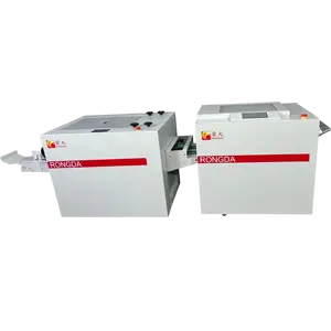 RONGDA RD490+RD290 Automatic Saddle Stitch Booklet Maker and folding machine