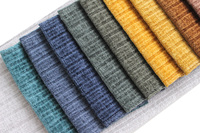 Tissu d'ameublement textile à la maison de haute qualité 100 polyester tissé canapé tissu d'ameublement uni