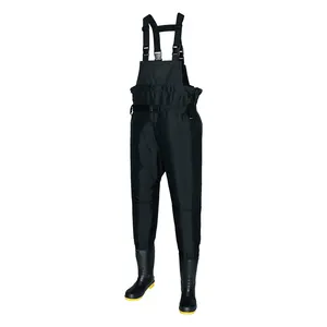 Wholesale waterproof overall with boots To Improve Fishing