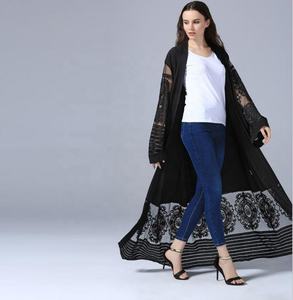 Bata hueca de encaje para adultos, musulmana, turca, Abaya de dubái - Product Image 3