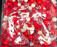 JC 16mm-25mm 500g/tas rantai ponsel pembuatan perhiasan kecantikan liontin fantasi manik akrilik plastik grosir
