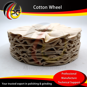 ล้อฝ้าย OEM สำหรับขัดพื้นผิวโลหะและขัดโลหะ - Product Image 5