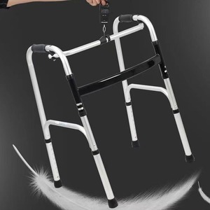 Walking Aid Aluminum Alloy Height Adjustable Anti Slip Foldable <b>Walker</b> For <b>Elderly</b> Rehabilitation Support - Product Image 1