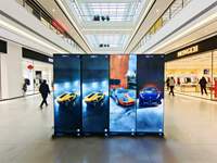 Pantalla LED Plegable P2.5mm, Pantallas LED para Publicidad Interior, se Pueden Unir para Formar una Pantalla Grande