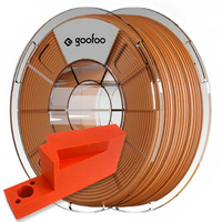 Penjualan Terlaris Goofoo PA-GF25 Filamen Serat Kaca 1.75mm untuk Printer 3D Warna Alami Penggunaan Industri Suhu Pencetakan 200-240C. 98MPa