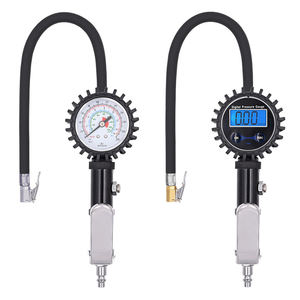 Pistolet de gonflage de pneus de voiture en métal haute précision 0-255 psi avec écran LED rétroéclairé et manomètre numérique - Product Image 1