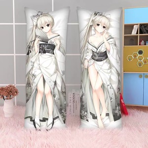 Oreiller corporel grand format en peluche personnalisable avec imprimé dessin animé/anime pour chambre à coucher, bureau ou chambre d'enfant - Product Image 3
