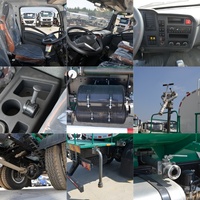 Camion-citerne HOWO 4X2 avec moteur puissant de 290 CV, réservoir de 8 m³, 6 pneus, tout neuf, arroseur d'eau lourd pour le nettoyage des routes et la construction
