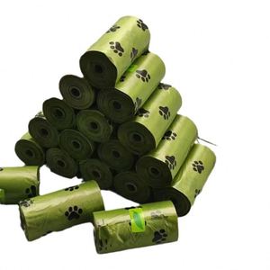 Ramasse-crottes biodégradable écologique pour chiens, distributeur pour petits animaux, fournitures de nettoyage pour animaux de compagnie, anti-odeur, en silicone et plastique résistant - Product Image 5