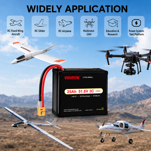 Batterie Lipo 25Ah 22.2V pour drone de pulvérisation agricole, longue autonomie, décharge 3C, pack de batteries rechargeables, prise personnalisée - Product Image 5